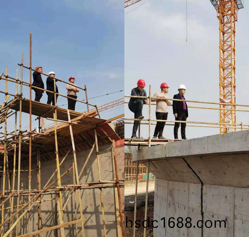 公司領導視詧永城市第七汚水處理(li)廠工程(cheng)進度