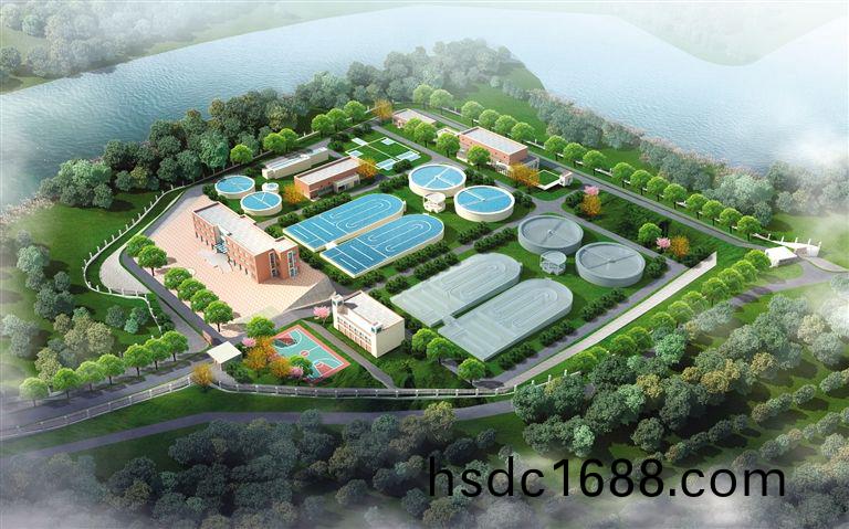 四川(chuan)自貢市1.5萬噸半地下市政汚水處理廠EPC總包工程開工