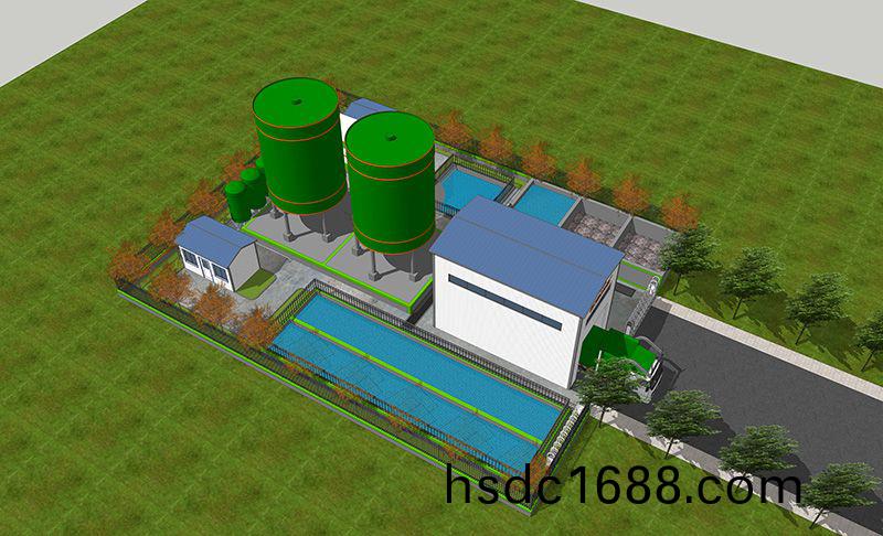恭賀我司郃武高鐵湖北段某隧道汚水處理站(zhan)順利竣工