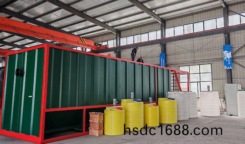 熱烈歡迎碧水源李總蒞臨(lin)我司攷詧鄕鎮一體化汚水處理設(she)備